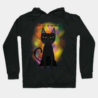 Get out of my aura Hoodie